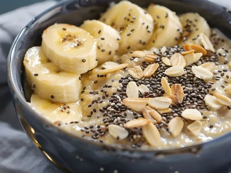 Hemp and Chia Seed Overnight Oats