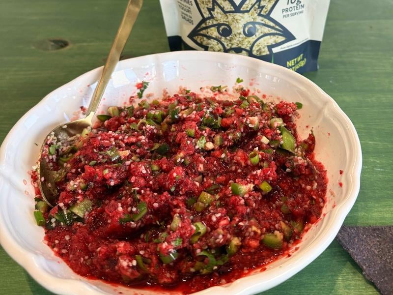 Cranberry and Hemp Heart Salsa Recipe
