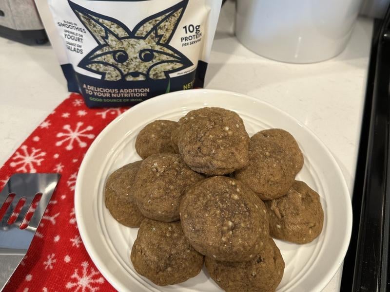 Molasses Hemp Heart Cookies Recipe