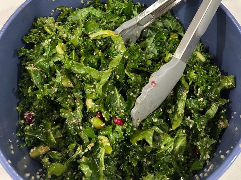 Hemp Seed Oil and Hemp Heart Salad Recipe