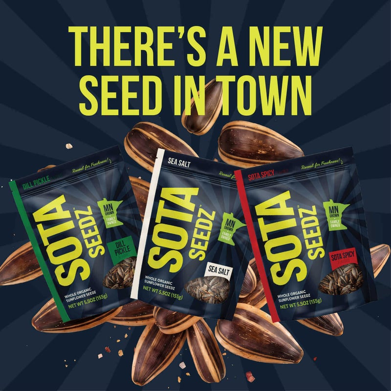 Sota Seedz organic sunflower seeds