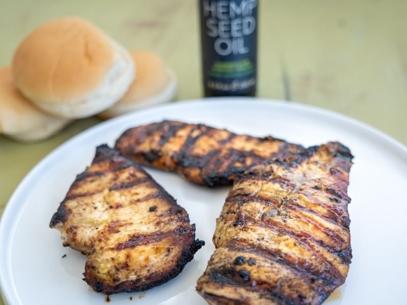 hemp seed oil tangy chicken marinade
