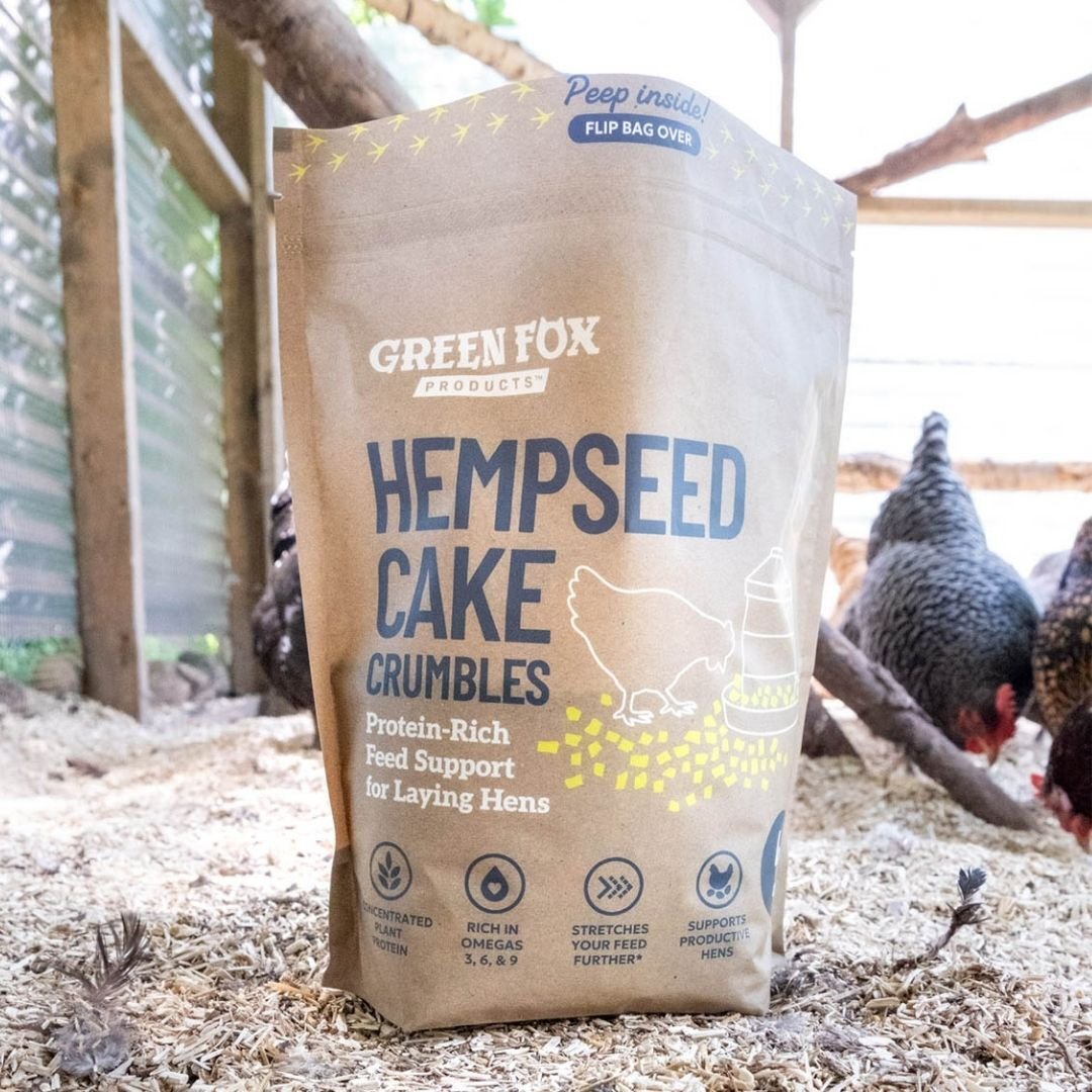 hempseed cake for chicken feed