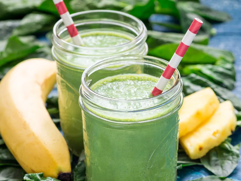 Green Smoothie With Hemp Hearts